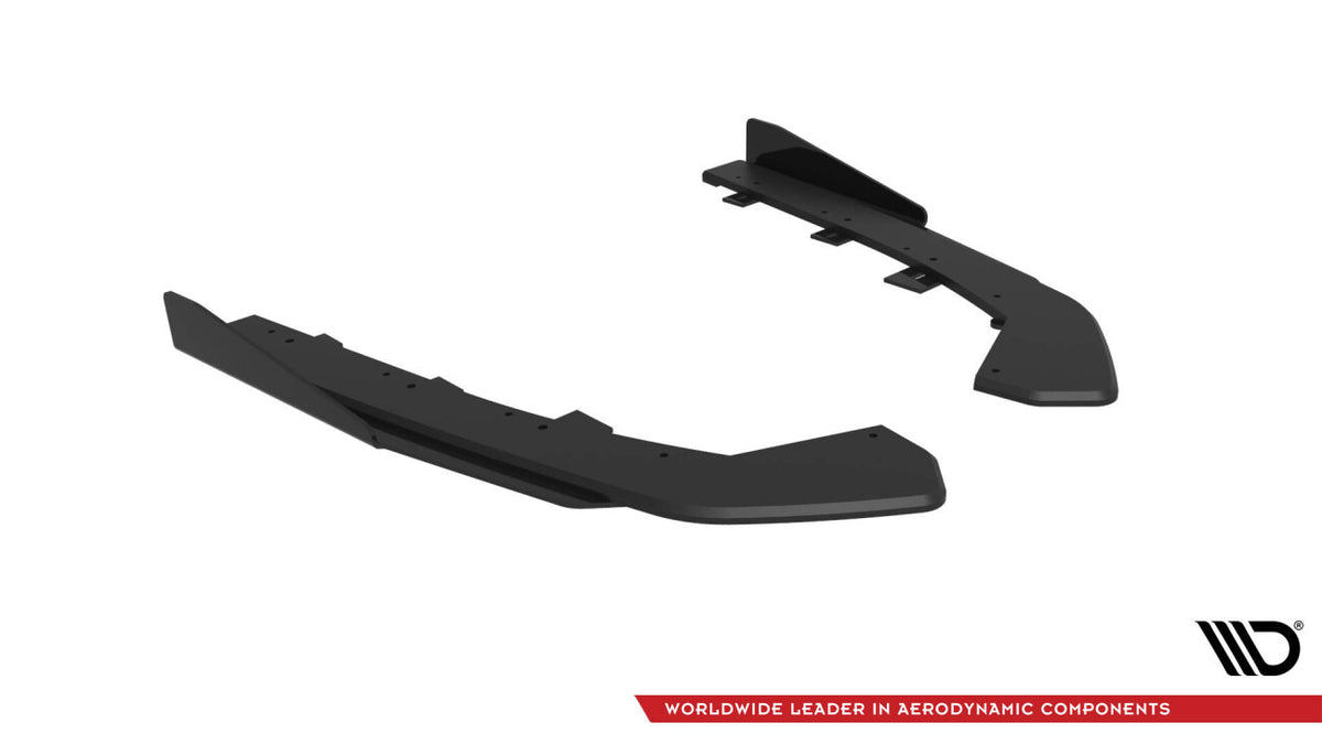 Street Pro Diffusor Flaps passend für VW Jetta GLI Mk7 schwarz matt + Hochglanz Flaps