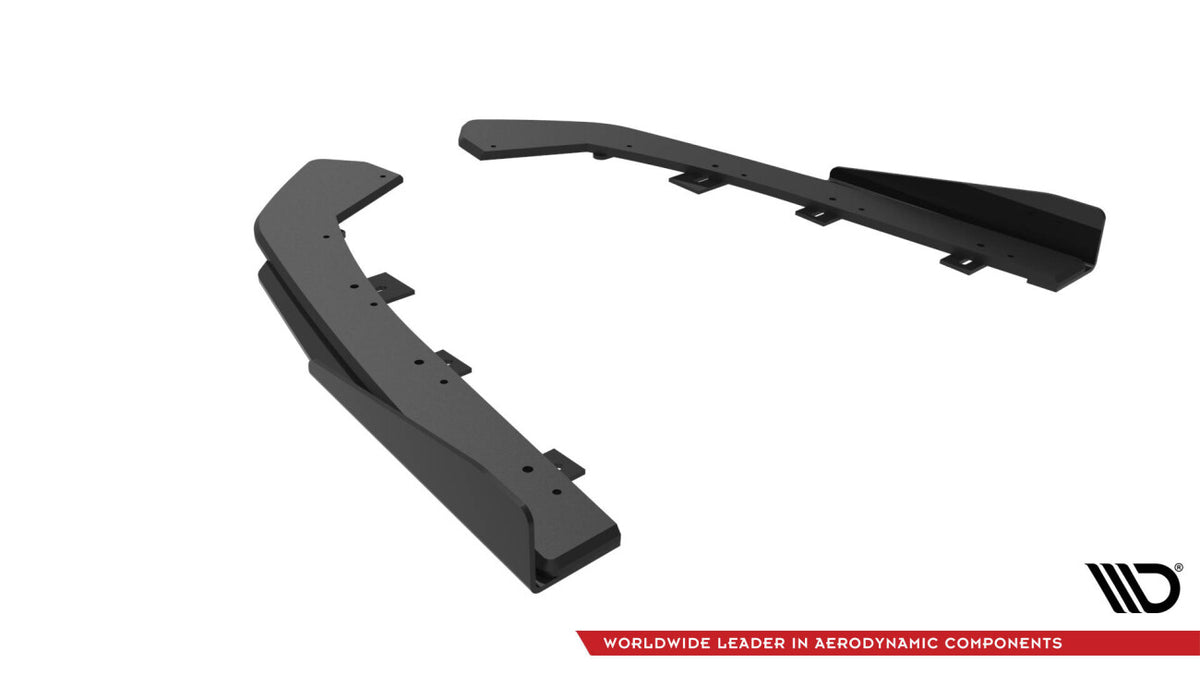 Street Pro Diffusor Flaps passend für VW Jetta GLI Mk7 schwarz matt + Hochglanz Flaps