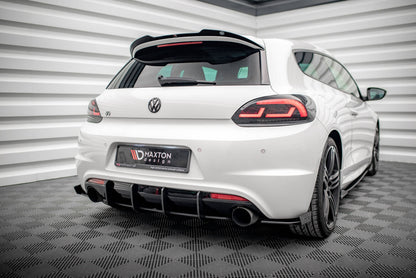 Street Pro Diffusor Flaps passend für VW Scirocco R Mk3 schwarz matt + Hochglanz Flaps
