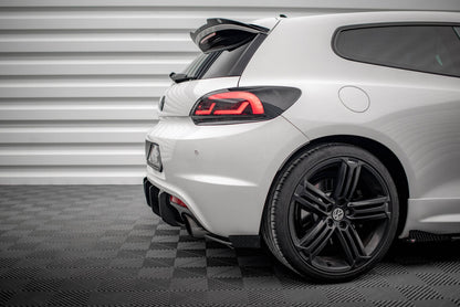 Street Pro Diffusor Flaps passend für VW Scirocco R Mk3 schwarz matt + Hochglanz Flaps