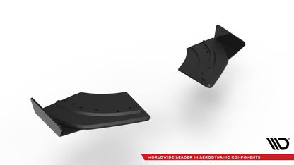 Street Pro Diffusor Flaps passend für VW Scirocco R Mk3 schwarz matt + Hochglanz Flaps
