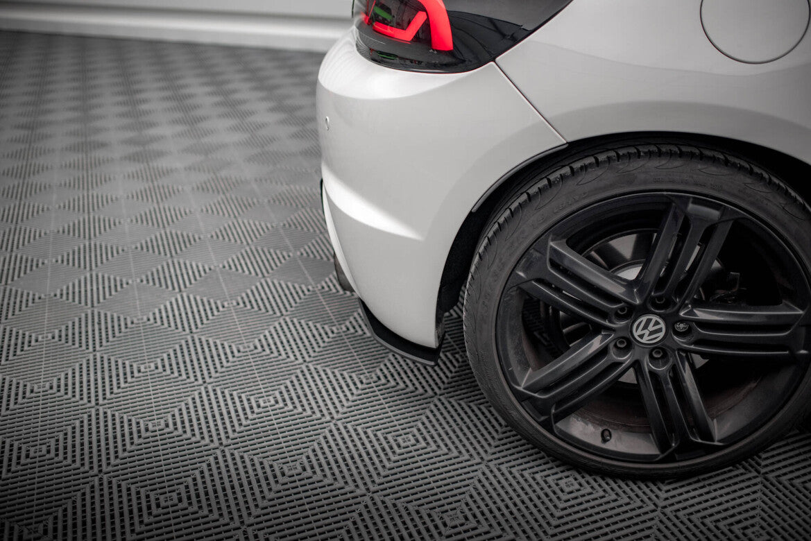 Street Pro Diffusor Flaps passend für VW Scirocco R Mk3 schwarz matt
