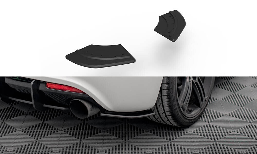 Street Pro Diffusor Flaps passend für VW Scirocco R Mk3 schwarz matt