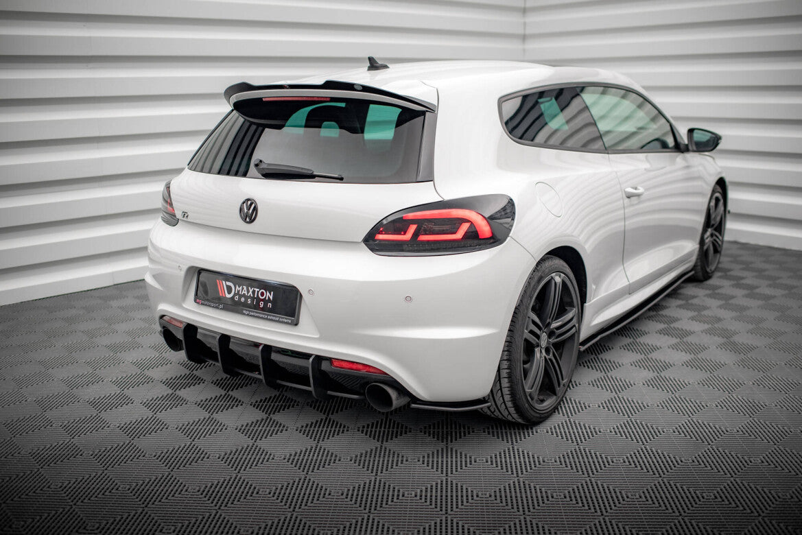 Street Pro Diffusor Flaps passend für VW Scirocco R Mk3 schwarz matt