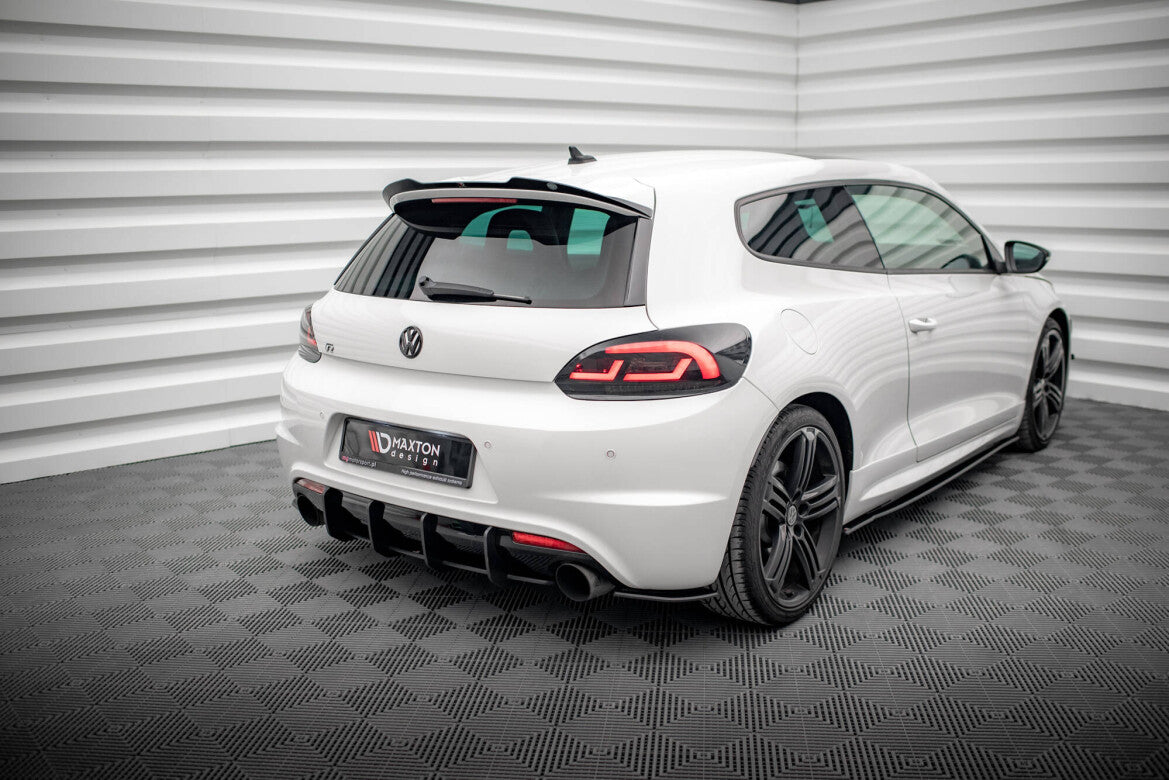 Street Pro Diffusor Flaps passend für VW Scirocco R Mk3 schwarz matt