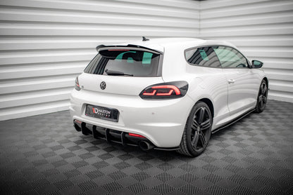 Street Pro Diffusor Flaps passend für VW Scirocco R Mk3 schwarz matt