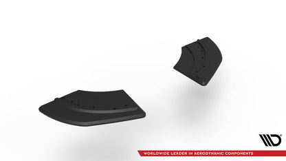 Street Pro Diffusor Flaps passend für VW Scirocco R Mk3 schwarz matt