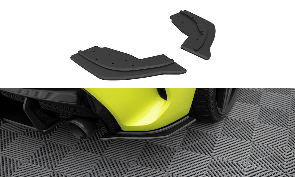 Street Pro Diffusor Flaps V.1 passend für BMW 1er F40 M-Paket / M135i schwarz matt