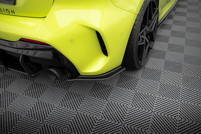 Street Pro Diffusor Flaps V.1 passend für BMW 1er F40 M-Paket / M135i schwarz matt
