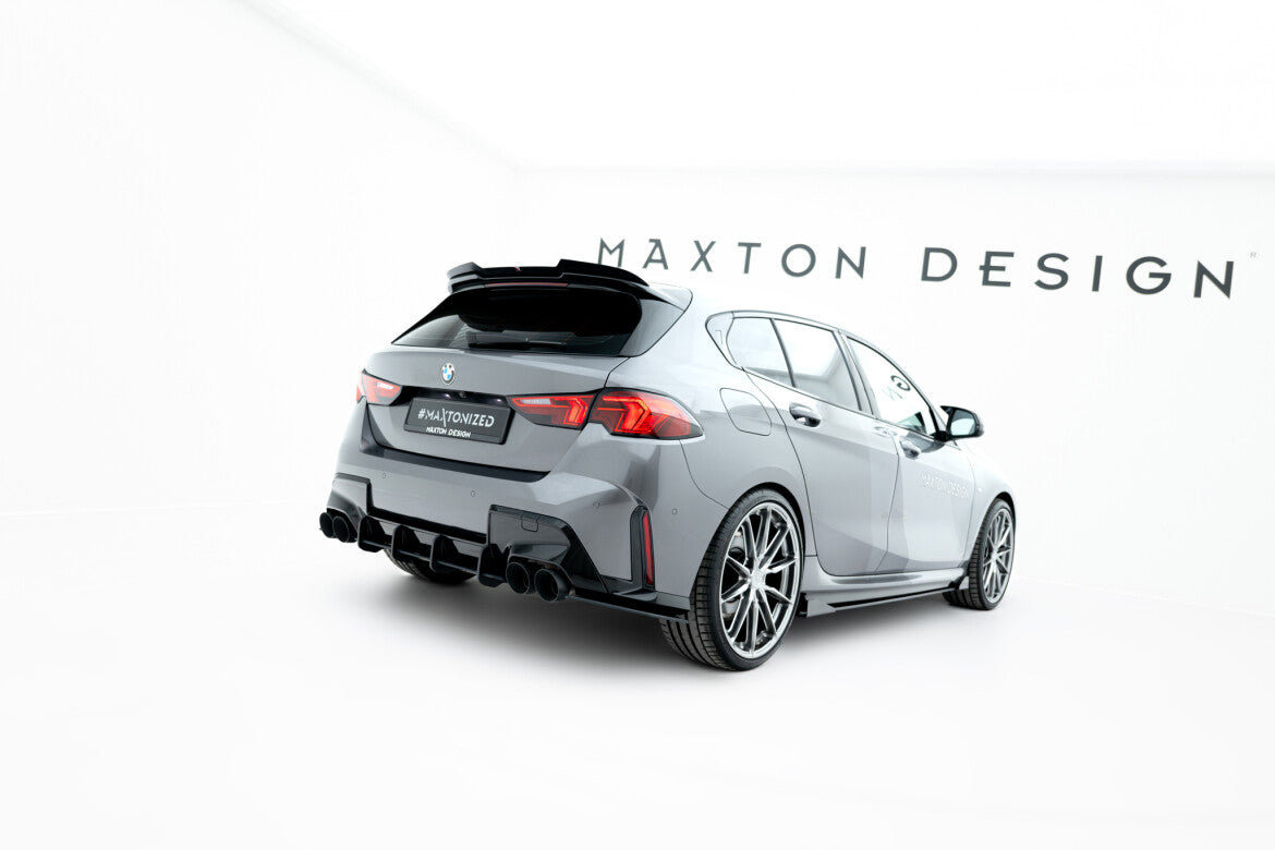 Street Pro Diffusor Flaps V.1 passend für BMW M135i F70 schwarz matt