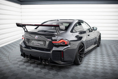 Street Pro Diffusor Flaps V.1 passend für BMW M2 G87 schwarz matt