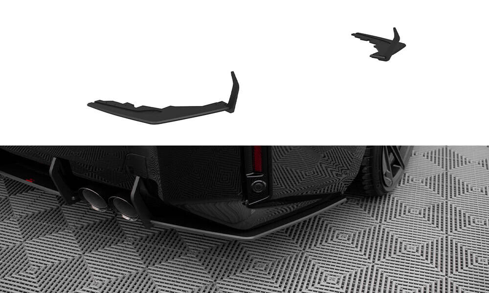 Street Pro Diffusor Flaps V.1 passend für BMW M2 G87 schwarz matt
