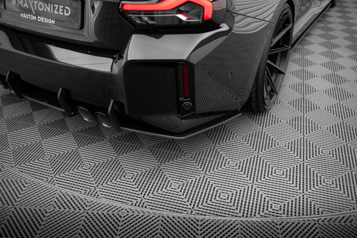 Street Pro Diffusor Flaps V.1 passend für BMW M2 G87 schwarz matt
