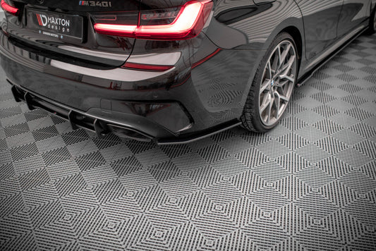 Street Pro Diffusor Flaps V.1 passend für BMW M340i G20 / G21 schwarz matt