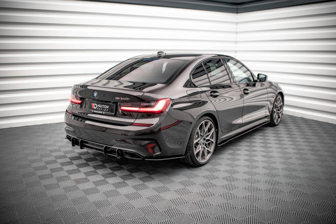 Street Pro Diffusor Flaps V.1 passend für BMW M340i G20 / G21 schwarz matt