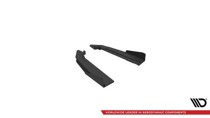 Street Pro Diffusor Flaps V.1 passend für Ford Mustang GT Mk6 FL schwarz matt + Hochglanz Flaps