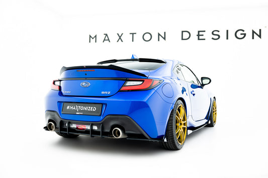Street Pro Diffusor Flaps V.1 passend für Subaru BRZ Mk2 schwarz matt + Hochglanz Flaps