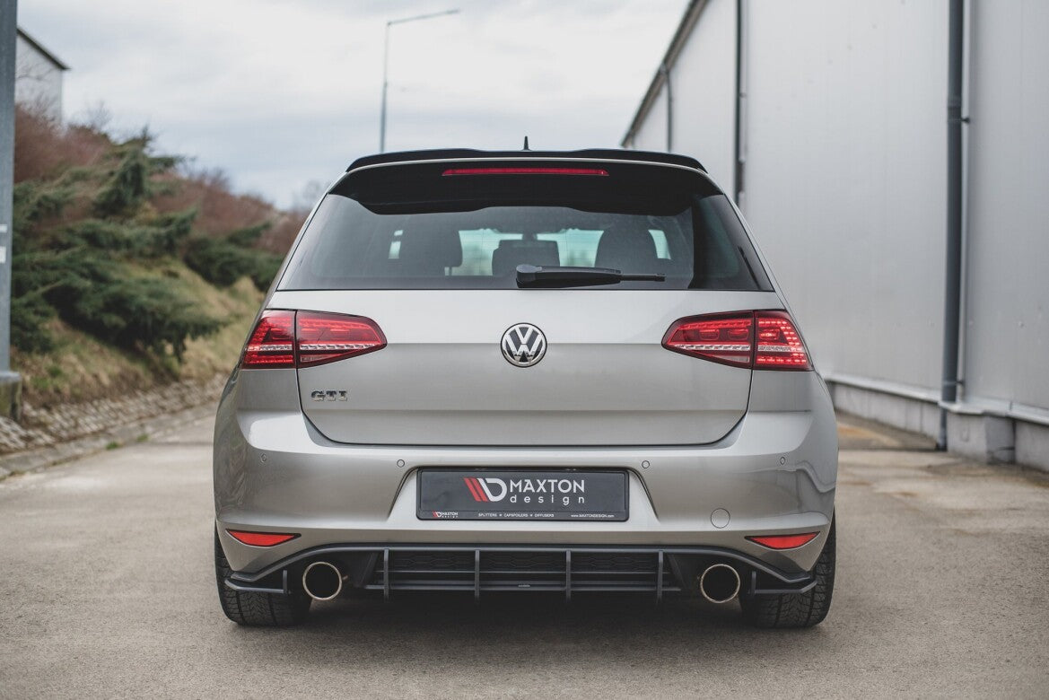 Street Pro Diffusor Flaps V.1 passend für VW Golf 7 GTI schwarz matt