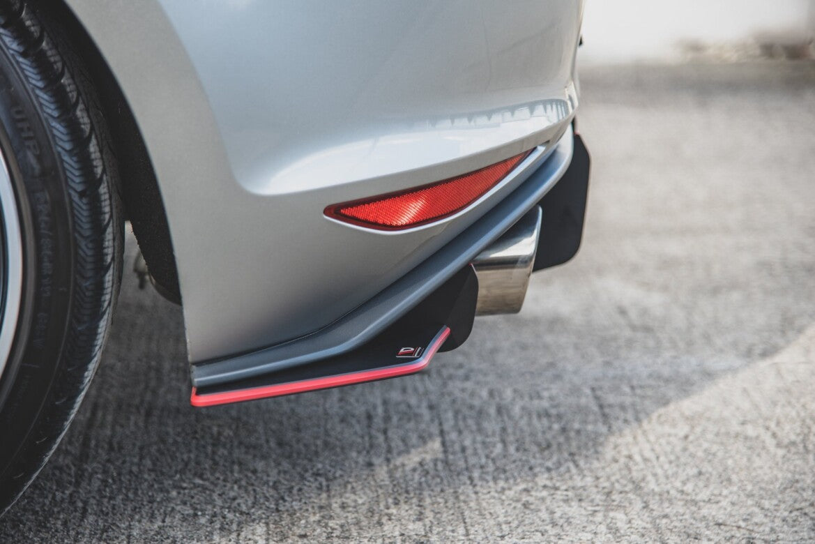 Street Pro Diffusor Flaps V.1 passend für VW Golf 7 GTI schwarz matt