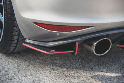 Street Pro Diffusor Flaps V.1 passend für VW Golf 7 GTI schwarz matt