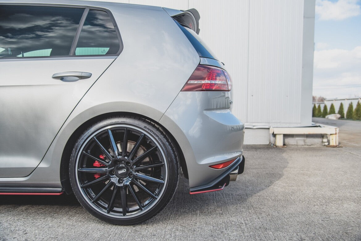 Street Pro Diffusor Flaps V.1 passend für VW Golf 7 GTI schwarz matt
