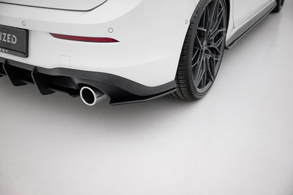 Street Pro Diffusor Flaps V.1 passend für VW Golf GTI / GTE / R-Line Mk8 schwarz matt