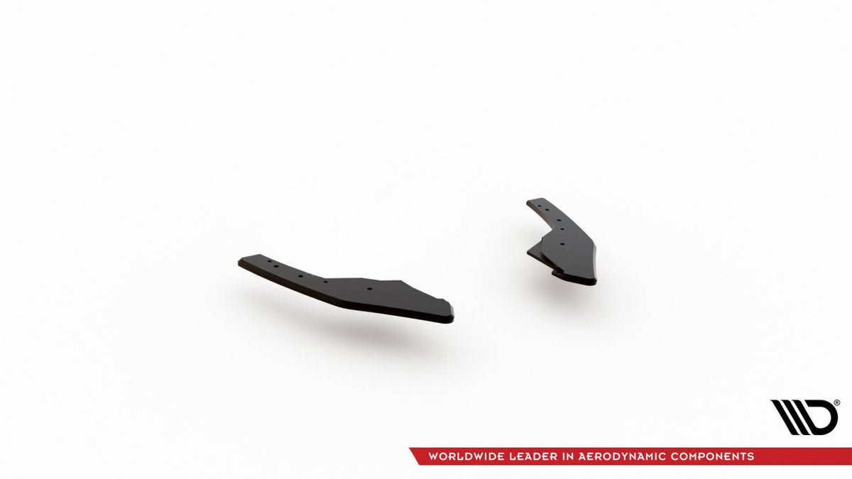 Street Pro Diffusor Flaps V.1 passend für VW Golf GTI / GTE / R-Line Mk8 schwarz matt