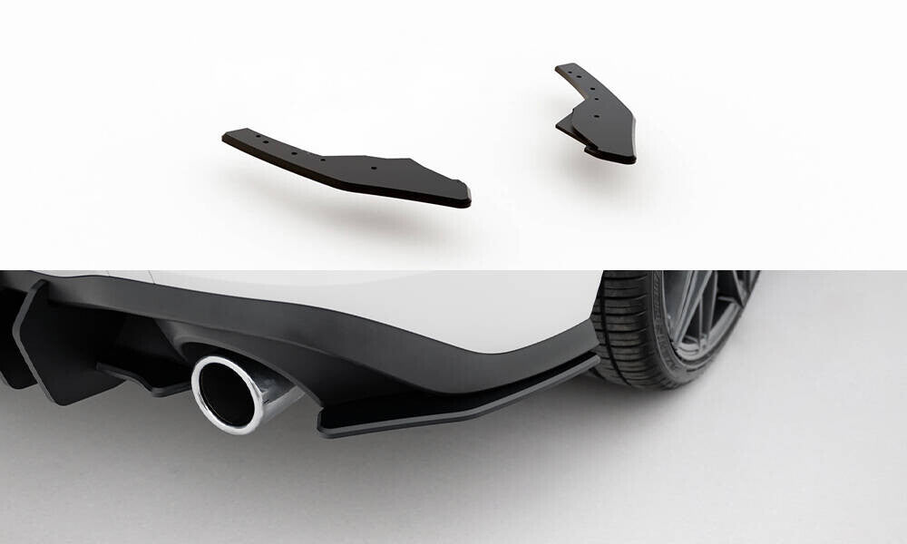 Street Pro Diffusor Flaps V.1 passend für VW Golf GTI / GTE / R-Line Mk8 schwarz matt