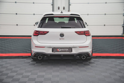 Street Pro Diffusor Flaps V.1 passend für VW Golf GTI / GTE / R-Line Mk8 schwarz matt