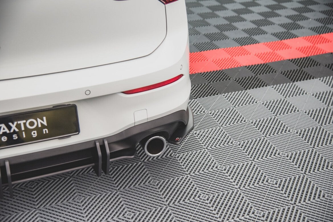 Street Pro Diffusor Flaps V.1 passend für VW Golf GTI / GTE / R-Line Mk8 schwarz matt