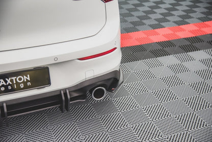 Street Pro Diffusor Flaps V.1 passend für VW Golf GTI / GTE / R-Line Mk8 schwarz matt