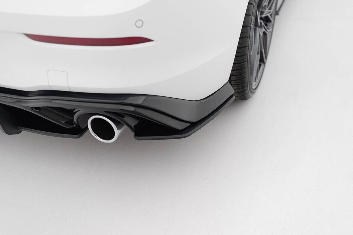 Street Pro Diffusor Flaps V.1 passend für VW Golf GTI Mk8 schwarz matt