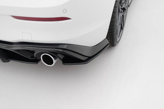 Street Pro Diffusor Flaps V.1 passend für VW Golf GTI Mk8 schwarz matt