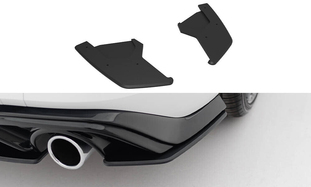 Street Pro Diffusor Flaps V.1 passend für VW Golf GTI Mk8 schwarz matt