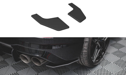 Street Pro Diffusor Flaps V.1 passend für VW Golf R Mk8 / Mk8 FL schwarz matt