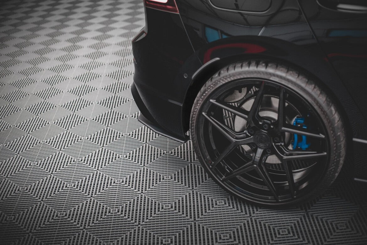 Street Pro Diffusor Flaps V.1 passend für VW Golf R Mk8 / Mk8 FL schwarz matt