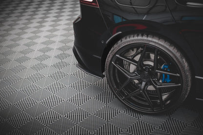 Street Pro Diffusor Flaps V.1 passend für VW Golf R Mk8 / Mk8 FL schwarz matt