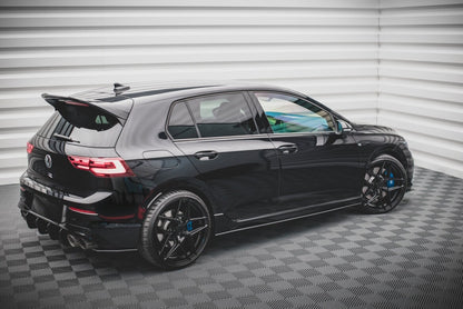 Street Pro Diffusor Flaps V.1 passend für VW Golf R Mk8 / Mk8 FL schwarz matt