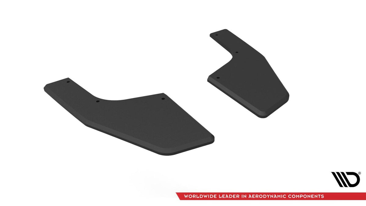 Street Pro Diffusor Flaps V.1 passend für VW Golf R Mk8 / Mk8 FL schwarz matt