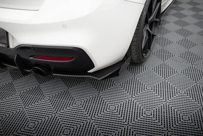 Street Pro Diffusor Flaps V.2 passend für BMW 1er F20 M140i schwarz matt + Hochglanz Flaps