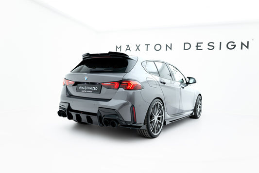 Street Pro Diffusor Flaps V.2 passend für BMW 1er M-Paket F70 schwarz matt + Hochglanz Flaps