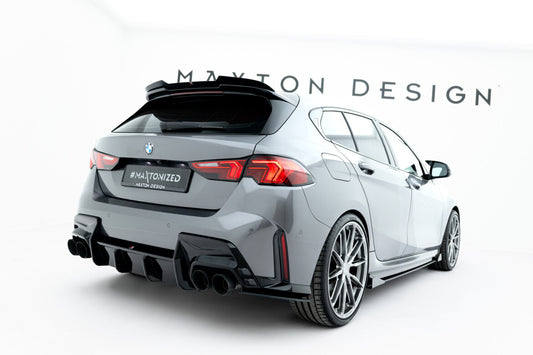 Street Pro Diffusor Flaps V.2 passend für BMW 1er M-Paket F70 schwarz matt