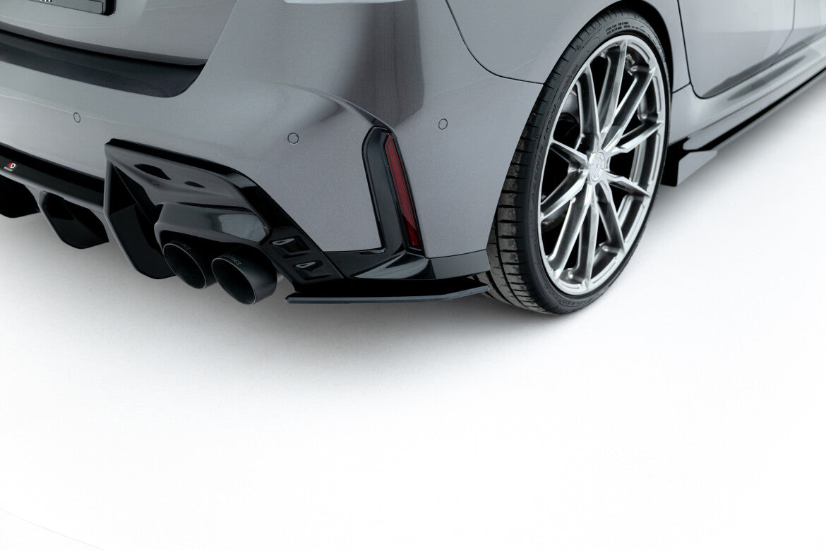 Street Pro Diffusor Flaps V.2 passend für BMW 1er M-Paket F70 schwarz matt