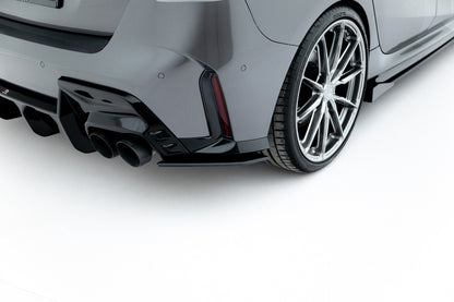 Street Pro Diffusor Flaps V.2 passend für BMW 1er M-Paket F70 schwarz matt