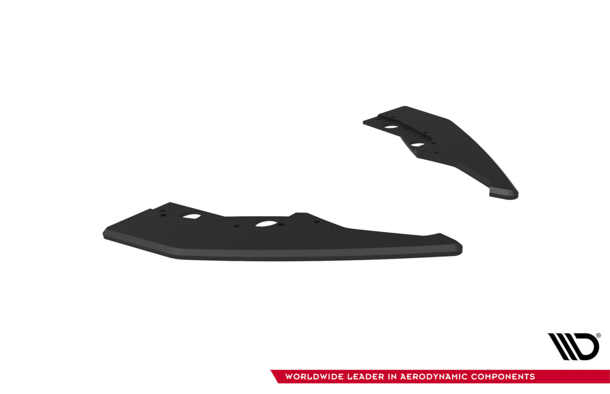 Street Pro Diffusor Flaps V.2 passend für BMW 1er M-Paket F70 schwarz matt