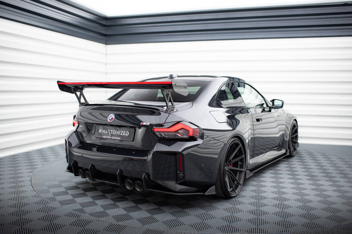 Street Pro Diffusor Flaps V.2 passend für BMW M2 G87 schwarz matt