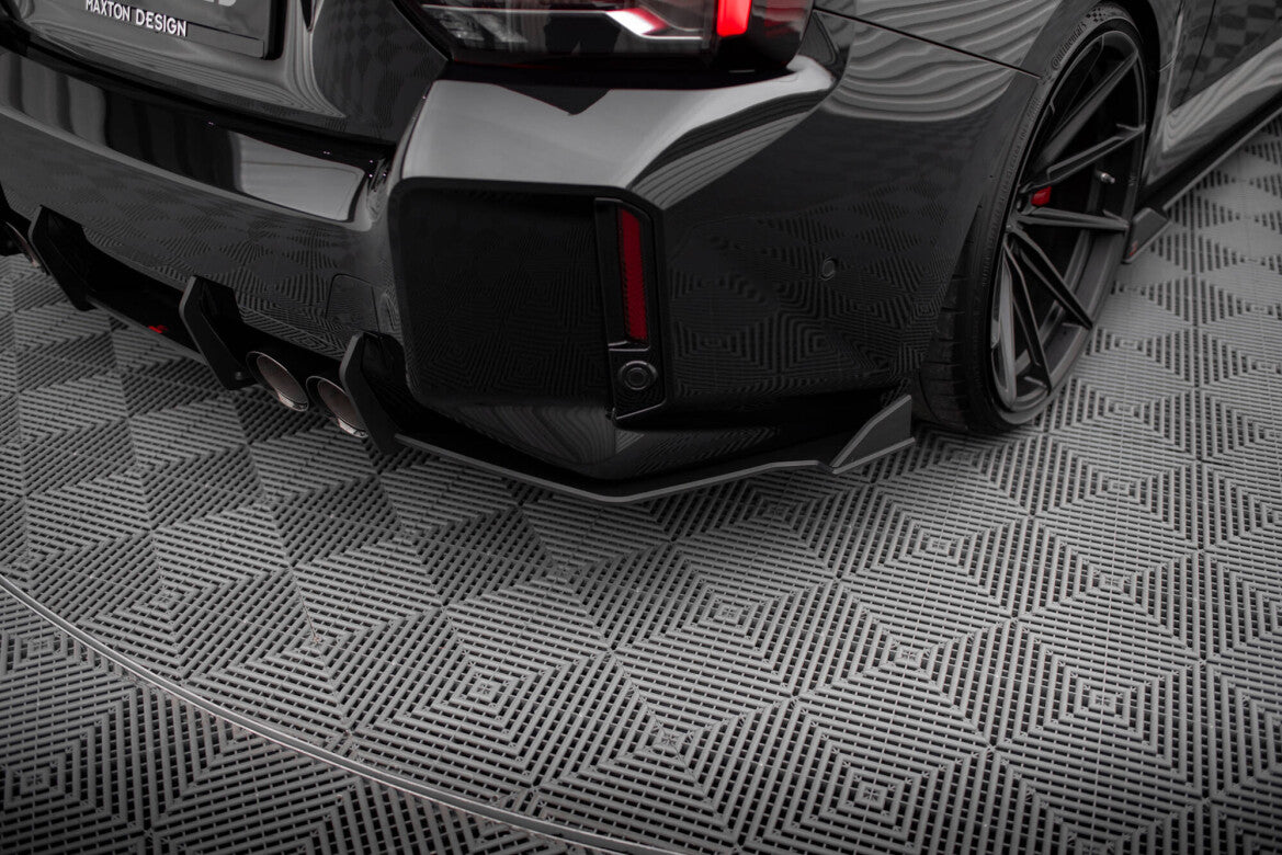 Street Pro Diffusor Flaps V.2 passend für BMW M2 G87 schwarz matt