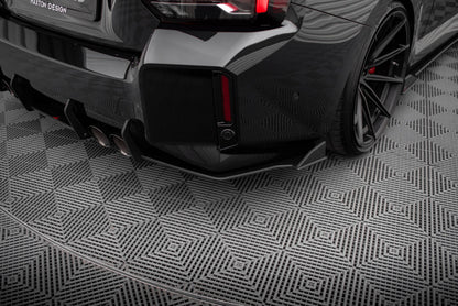 Street Pro Diffusor Flaps V.2 passend für BMW M2 G87 schwarz matt