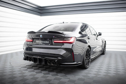 Street Pro Diffusor Flaps V.2 passend für BMW M3 Limousine / Touring G80 / G81 schwarz matt
