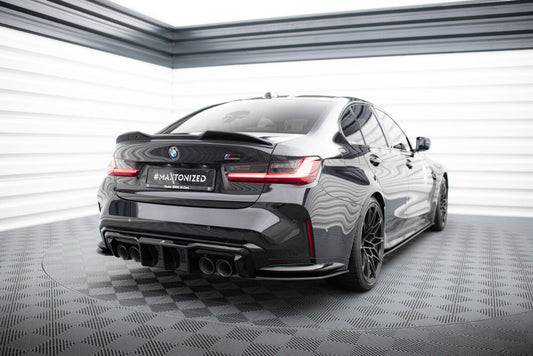 Street Pro Diffusor Flaps V.2 passend für BMW M3 Limousine / Touring G80 / G81 schwarz matt